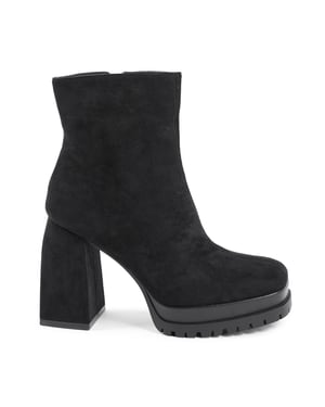 V Italia dames enkellaars zwart X712 Nero