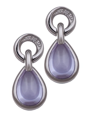 Orphelia Dames 925 Sterling Zilveren Dangle Oorbellen - Zilver ZO-5923