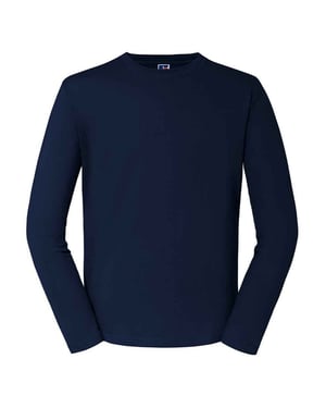 Russell Heren Klassiek T-shirt met lange mouwen (Franse marine)