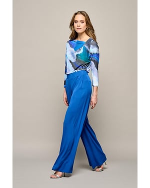 Ivy Palazzo Broek Kobalt