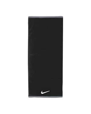 Nike Fundamentele handdoek (Zwart/Wit)