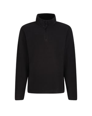 Regatta Heren 170 Series Anti-pill Zip Neck Micro Fleece (Zwart)