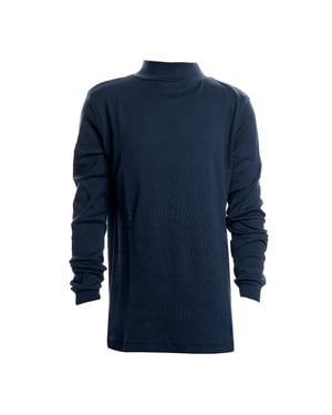 Unisex LPG700 t-shirt met lange mouwen en halve hals voor jongens en meisjes