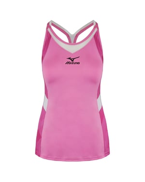 Mizuno DryLite Dames Roze/Wit Tanktop