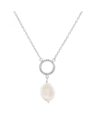 Orphelia 'Spa' Dames 925 Sterling Zilveren Hangertje met Ketting - Zilver ZK-7575
