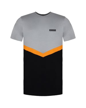 Devote London Bruno Heren Oranje/Zwart T-Shirt