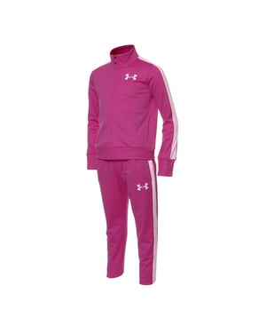 Under Armoour Logo Kinderen Roze Trainingspak
