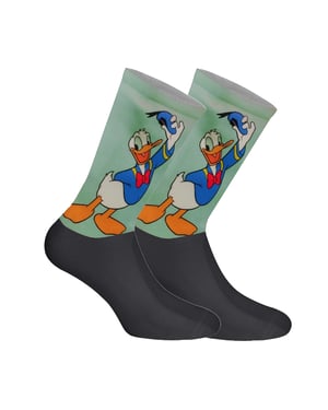 Lange uniseks sokken met elastische print