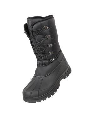 Mountain Warehouse Heren Plough Skischoenen / Snowschoenen (Zwart)