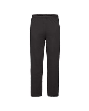 Fruit of the Loom Lichtgewicht uniseks joggingbroek voor volwassenen (Zwart)