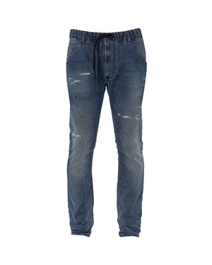 Diesel Krooley-NE donkerblauwe joggingjeans