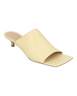 Bottega Veneta Dames Stretch Muiltje in witte Lamnappa