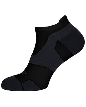 2XU Light Cushion Herens Zwart/Titanium No Show Sokken
