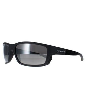 Arnette Rechthoek Heren Medium Grijs Spiegel Zilver Gepolariseerd AN4336 Frambuesa