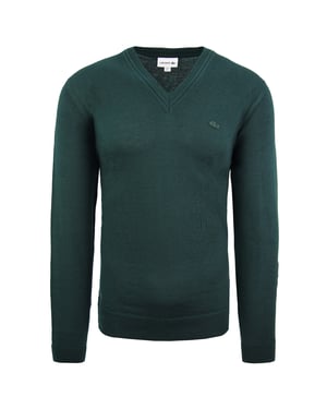 Lacoste wollen heren trui groen
