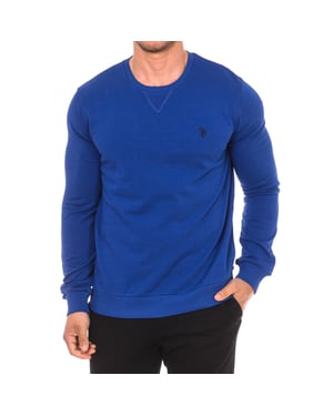 Sweater met lange mouwen en ronde hals 64657 heren