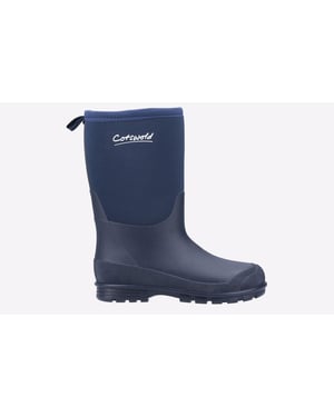 Cotswold Hilly Neoprene Tpr+neopreen Kinderen Marineblauwe Regenlaarzen