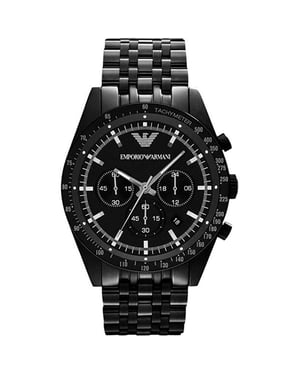Emporio Armani AR5989 Tazio Chronograaf Herenhorloge Zwart