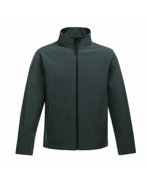 Regatta - Heren Ablaze Printable Softshell Jas (Donkergrijs met Zwart)