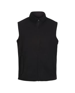 Regatta Heren Micro Fleece Bodywarmer / Gilet (Zwart)