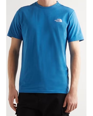 The North Face Heren SS Simple Dome T Shirt Bomber Blauw