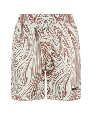 Nicce Stretch Taille Wit Heren Ash Joggers Shorts 211 1 06 06 0338