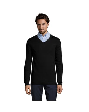 SOLS Heren Glory Sweater Top (Zwart)