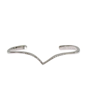Nialaya Vrouwen Skyfall CZ 925 zilver Bangle Armband