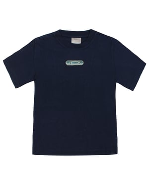 Vintage Nike Jongens Just Do It Marineblauwe T-Shirt