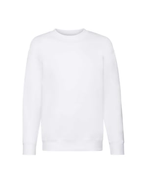 Fruit of the Loom Sweatshirt met Drop Shoulder voor Kinderen/Kinderen (Wit)