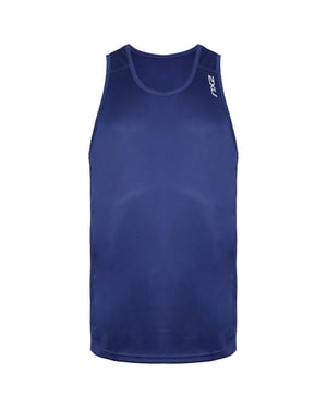 2XU BSR Active Singlet Heren Marine Blauw Top