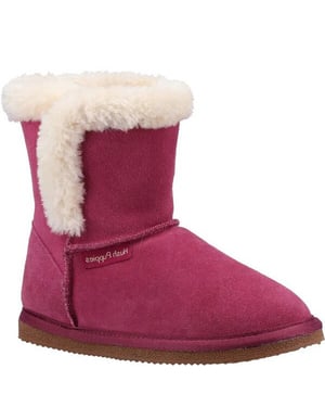 Hush Puppies Meisjes Ashlynn Suede Slippers (Rose)
