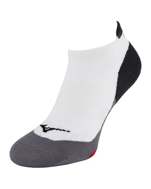 Mizuno Race Laag Heren Wit/Grijs Hardloopsokken