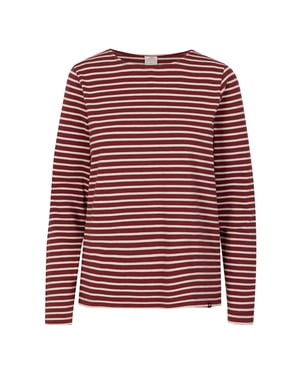 Trespass Dames/Dames Karen Yarn Dyed Stripe Overhemd (Donkere kers)