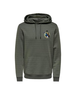 Only & Sons Hoodies Keane Hoodie  Grijs