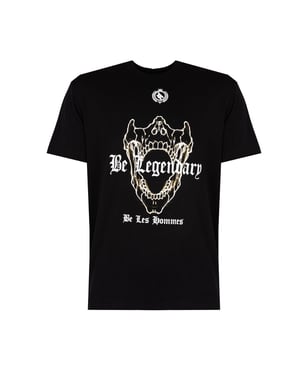 Les Hommes T-Shirt Be Legendary Mannen zwart