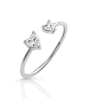 Orphelia 'Dazzle' Dames 925 Sterling Zilveren Ring - Zilver ZR-7533