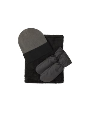 Mountain Warehouse Set winteraccessoires voor kinderen (Zwart)