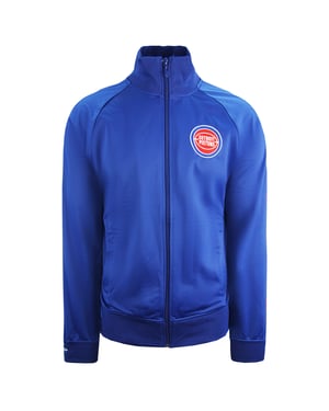 Mitchell & Ness Detroit Pistons Heren Blauw Track Jacket