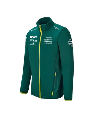 Aston Martin Cognizant F1 Official Team Heren Groen Softshell Jasje