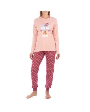 KLP1 dames winterpyjama met lange mouwen