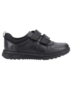 Hush Puppies Jongens Spencer Leren Schoolschoenen (Zwart)