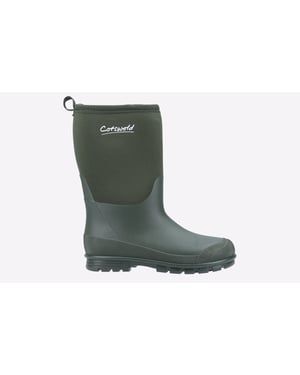 Cotswold Hilly Neoprene Tpr+neopreen Groene Regenlaarzen Voor Kinderen
