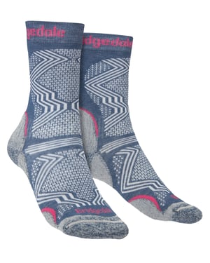 Bridgedale - Dames Hiking Ultralight Boot Sokken - Donker Denim