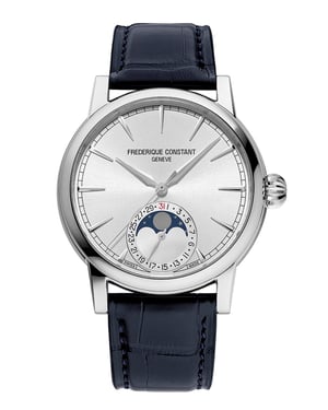 Frédérique Constant Classic Moonphase Heren Horloge Blauw FC-716S3H6