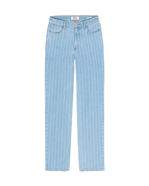Wrangler Straight Croptone Stripe Jeans