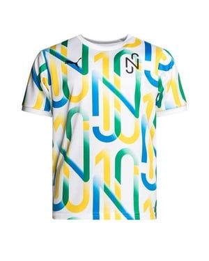 Puma x Neymar Jr. Korte Mouw Crew Hals Veelkleurig Kinder T-shirt 605569 05