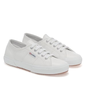 Superga Unisex 2750 Efglu Leather Trainers voor volwassenen (Wit)
