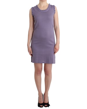 John Galliano Damesjurk in paars katoen jersey