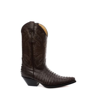 Grinders bruin leren western cowboylaarzen – Carolina